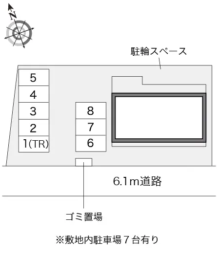 ★手数料０円★神戸市西区北別府　月極駐車場（LP）